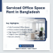Premium Furnished Office Space Rent in Bashundhara R/A